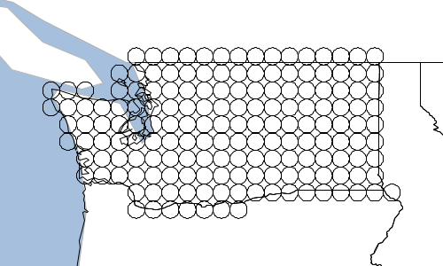 layer graticule oval intersecting