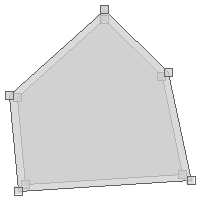 geometry scalexy around point