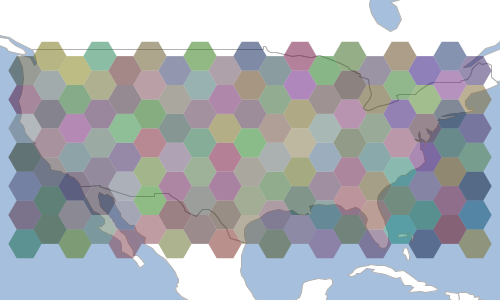 layer graticule hexagon customschema