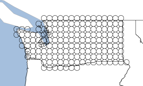 layer graticule oval intersecting